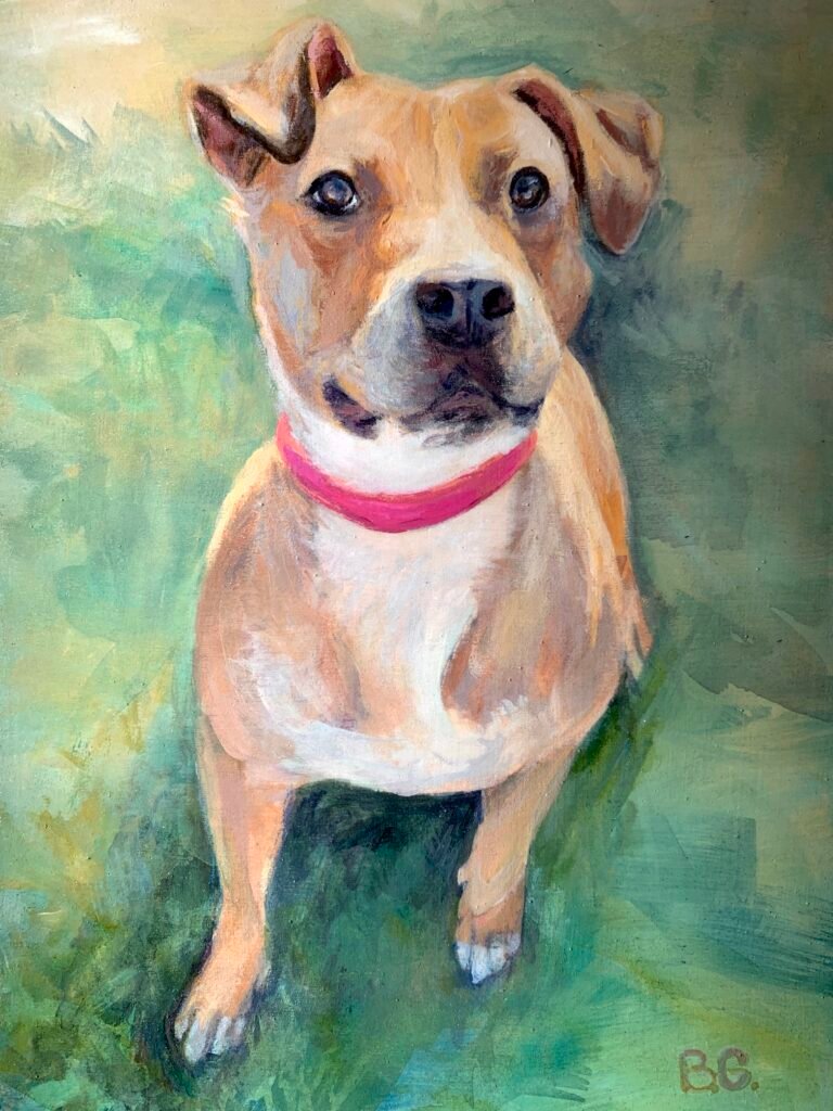 Handsome Guy, 12x14, Acrylic, Beth Goodman