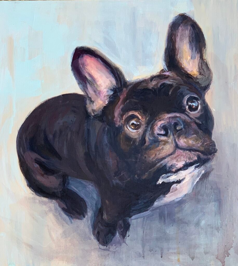 Those Eyes! 12x12, Acrylic, Beth Goodman