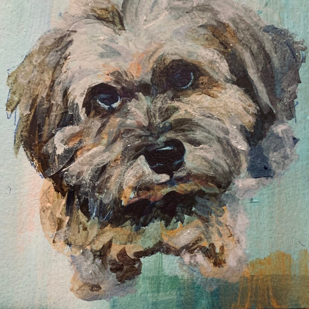 Yes Please, 10x10, Acrylic, Beth Goodman