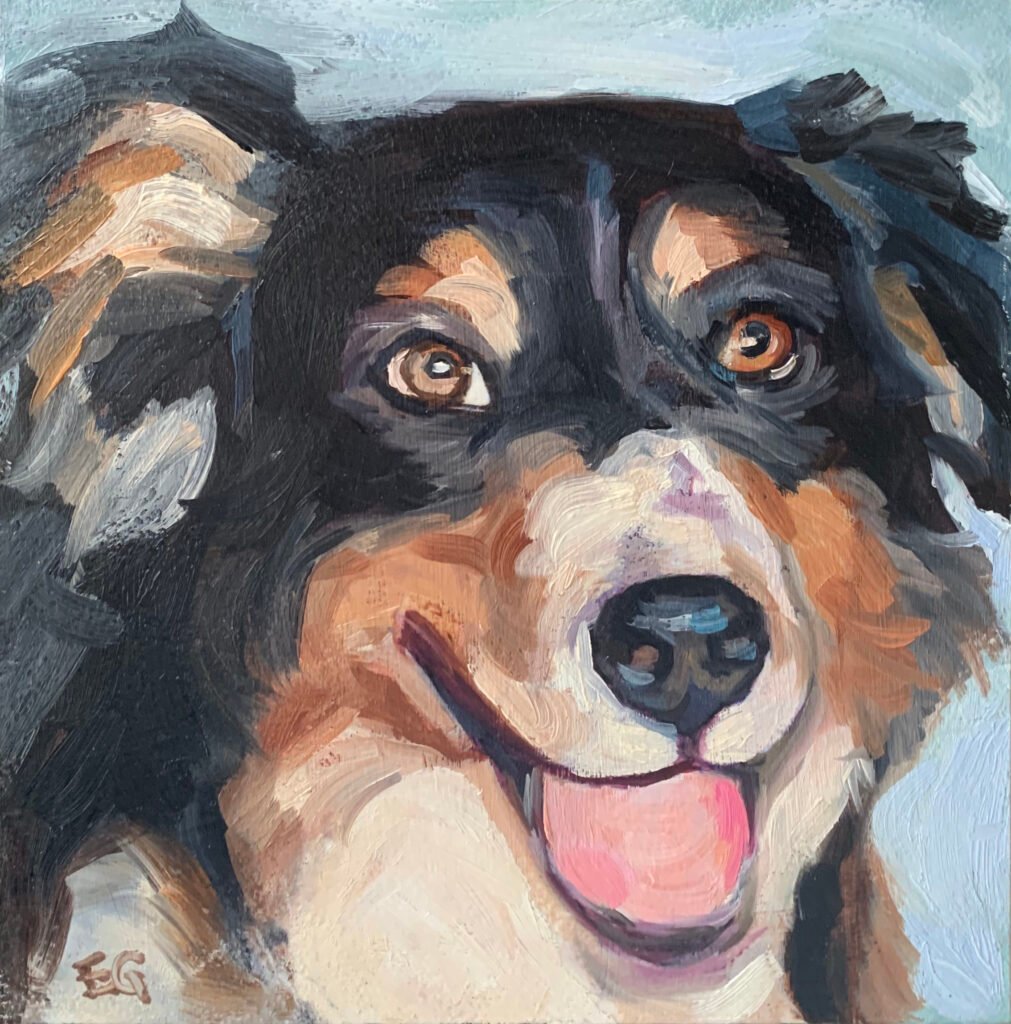 All Smiles, 14x14, Oil, Beth Goodman