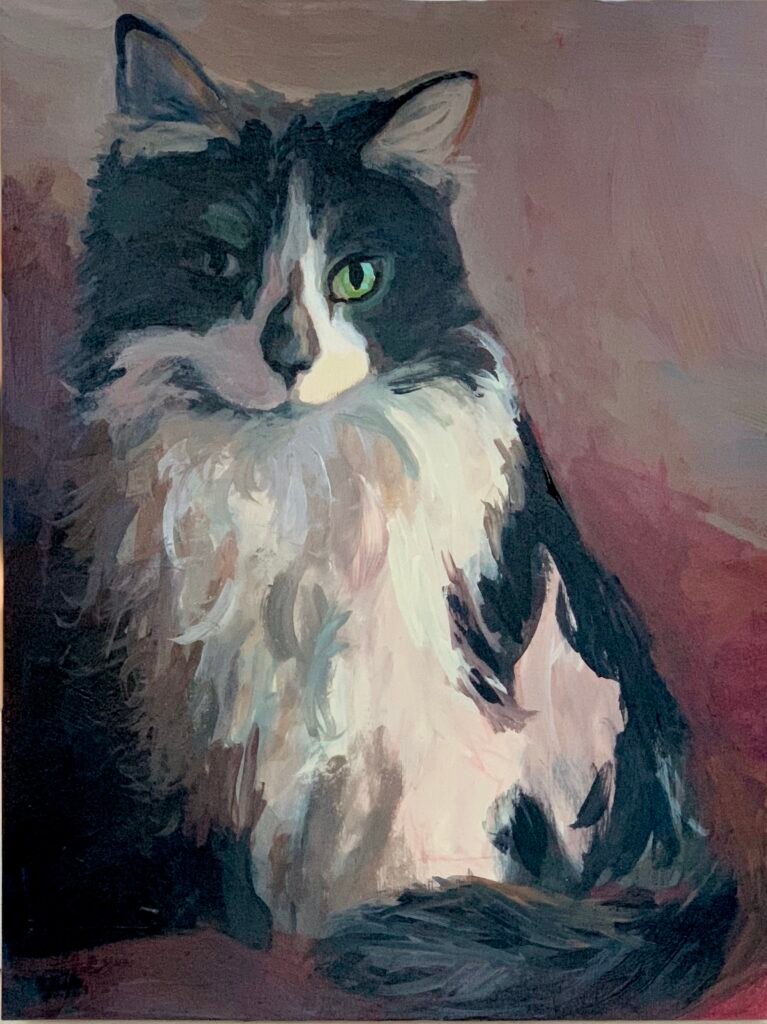 Kitty, 10x14, Acrylic, Beth Goodman
