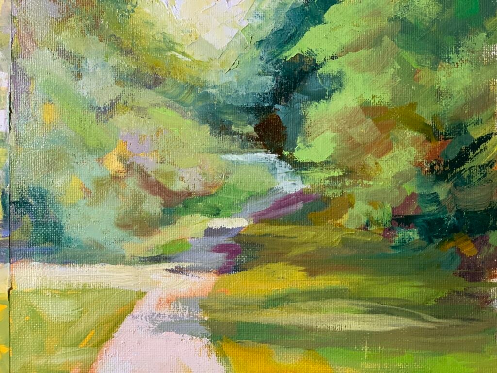 Discovery Park - Oil Painting 10x8 - Beth Goodman