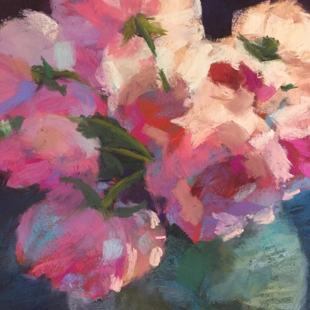 Peonies - Pastel 12x12 - Beth Goodman
