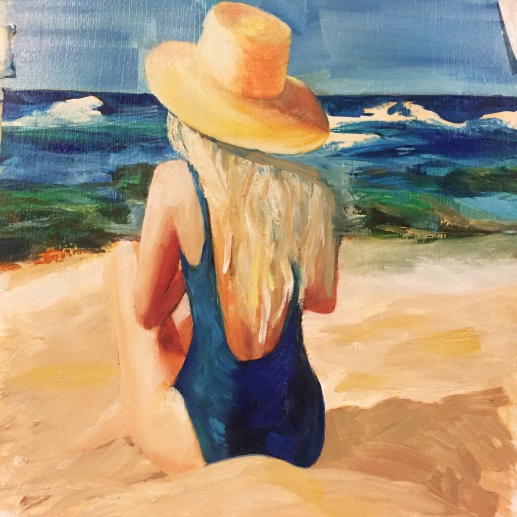 The View, 12x12, Oil Paint, Beth Goodman