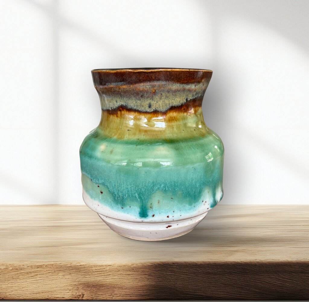 Medium Vase - Earth + Ocean Glazes - Ceramics - Beth Goodman